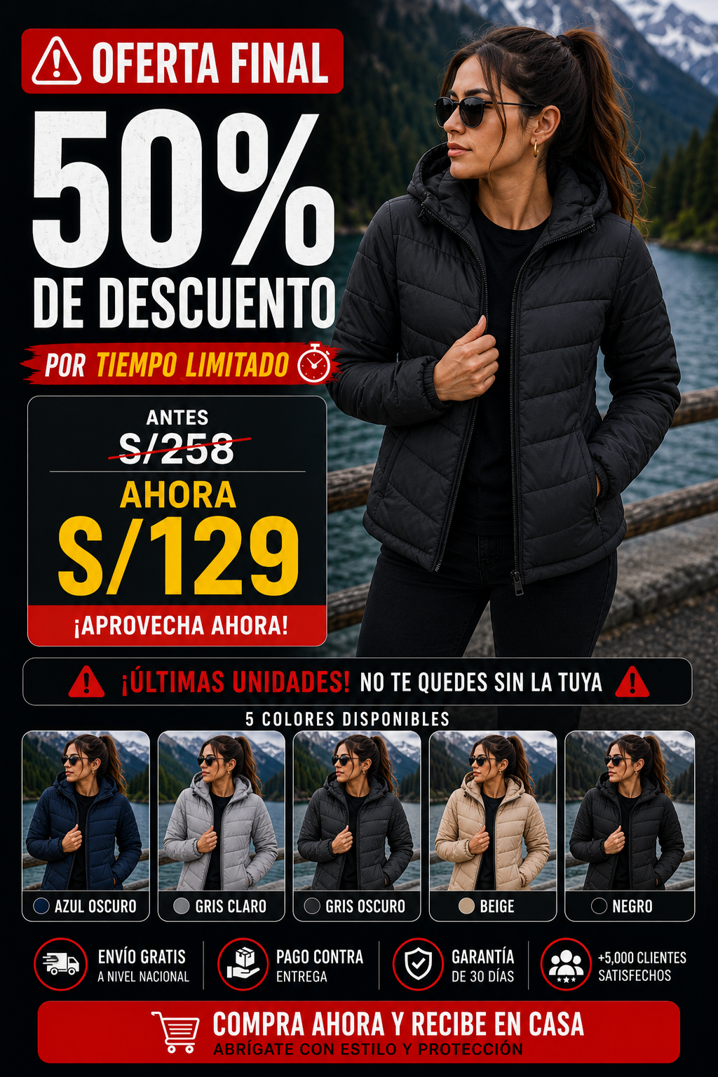 Casaca Lionesa - Protección total contra el frío y la lluvia